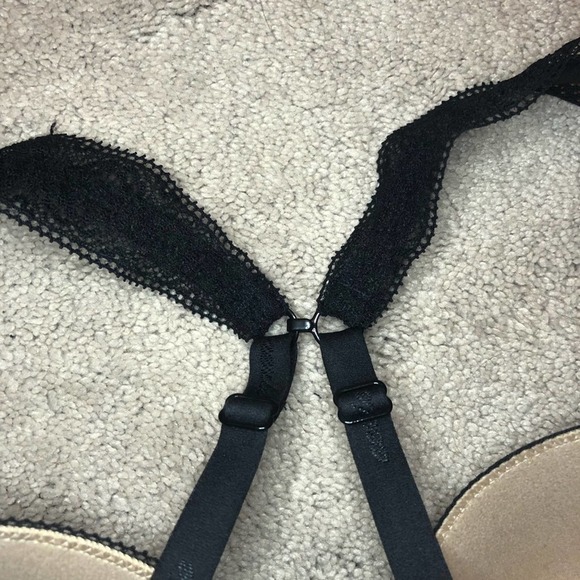 Aerie Black Lace Transitional Racerback Bra - Picture 3 of 6